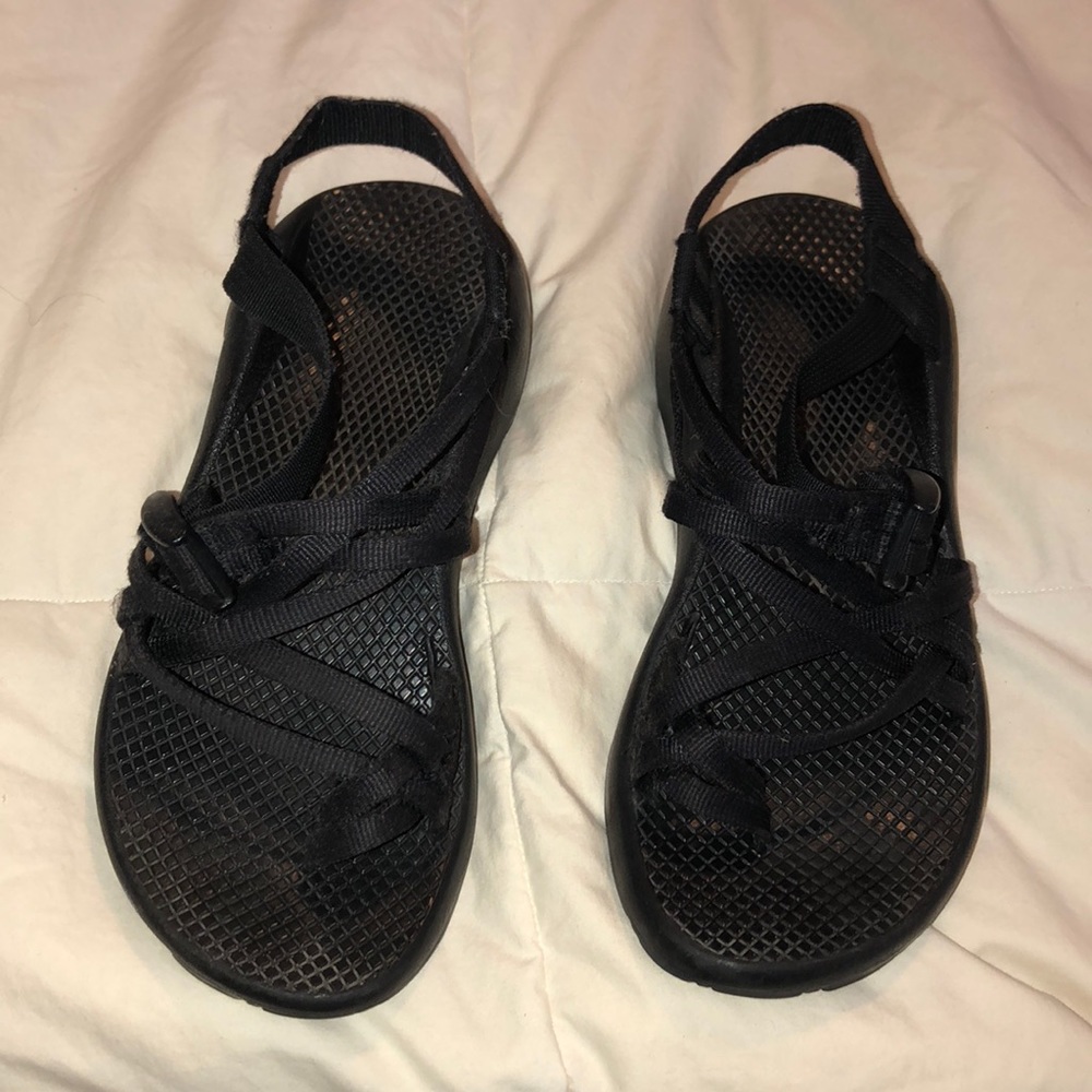 black double strap chacos